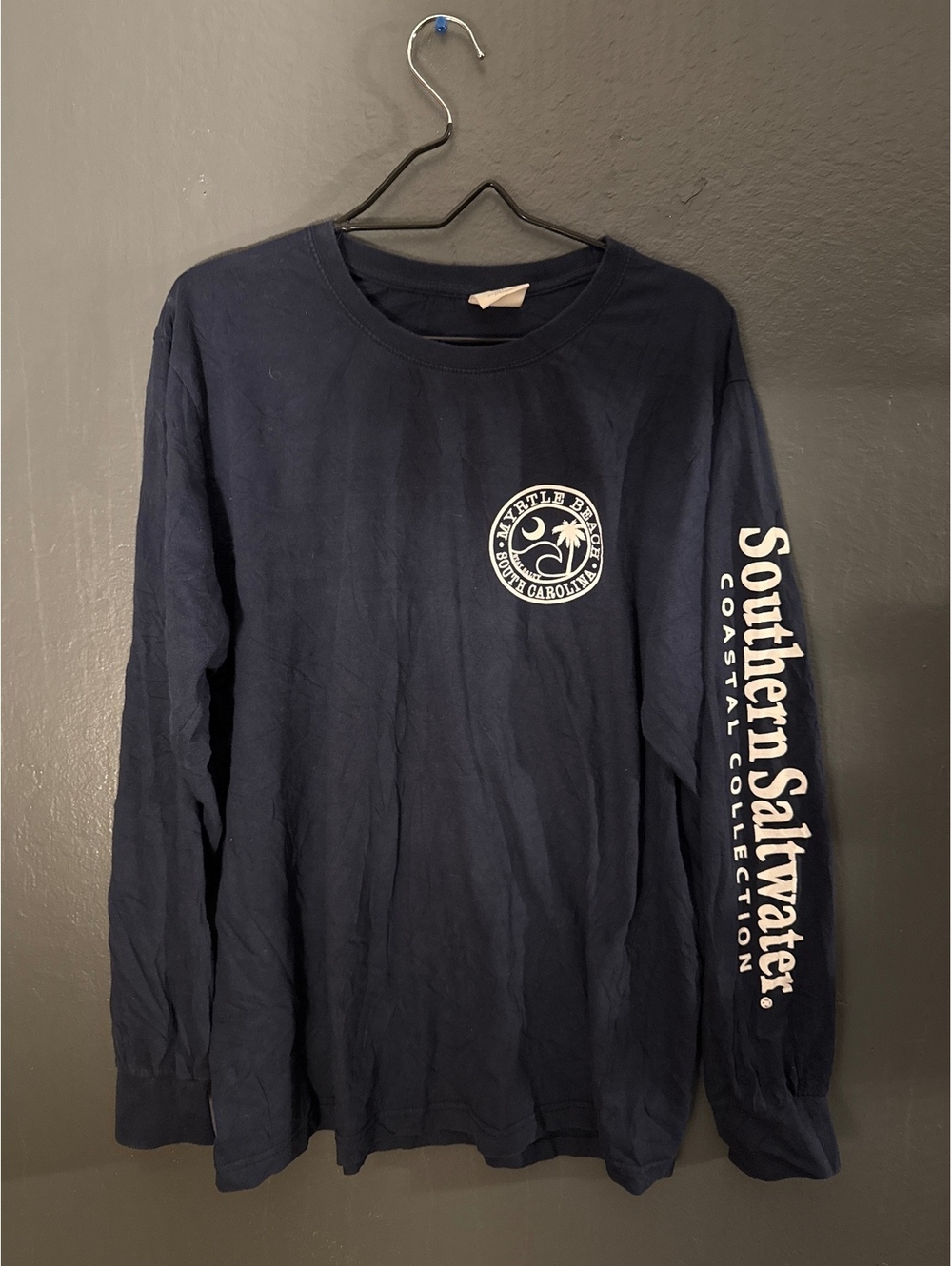 Southern Saltwater Coastal Collection Myrtle Beach South Carolina Long Sleeve T-